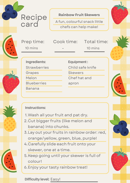 Little Chefs Club Recipe Cards Downloads – Fun Cooking Activities for Kids