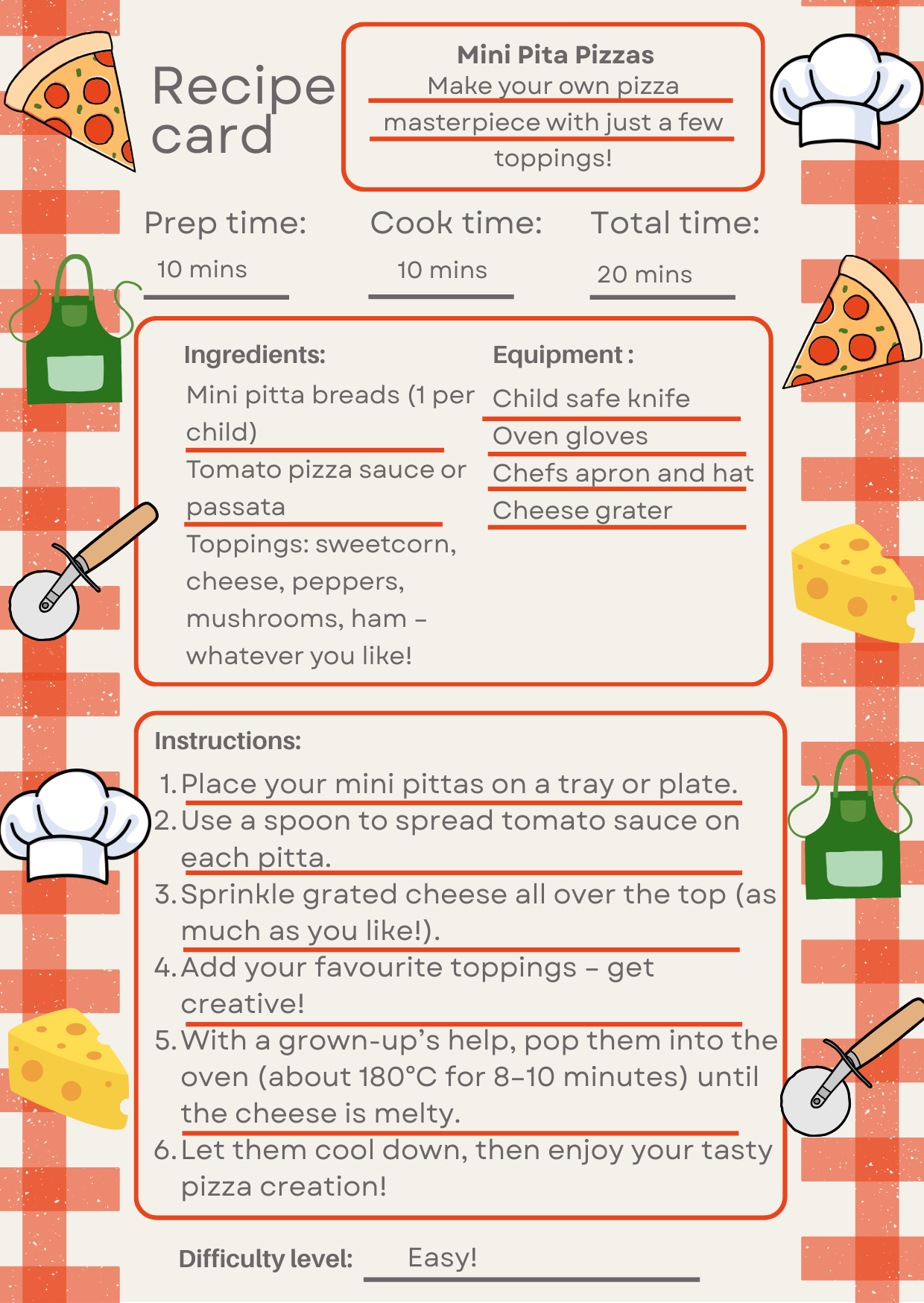 Little Chefs Club Recipe Cards Downloads – Fun Cooking Activities for Kids