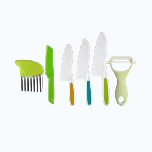 Montessori-inspired toddler kitchen tool set