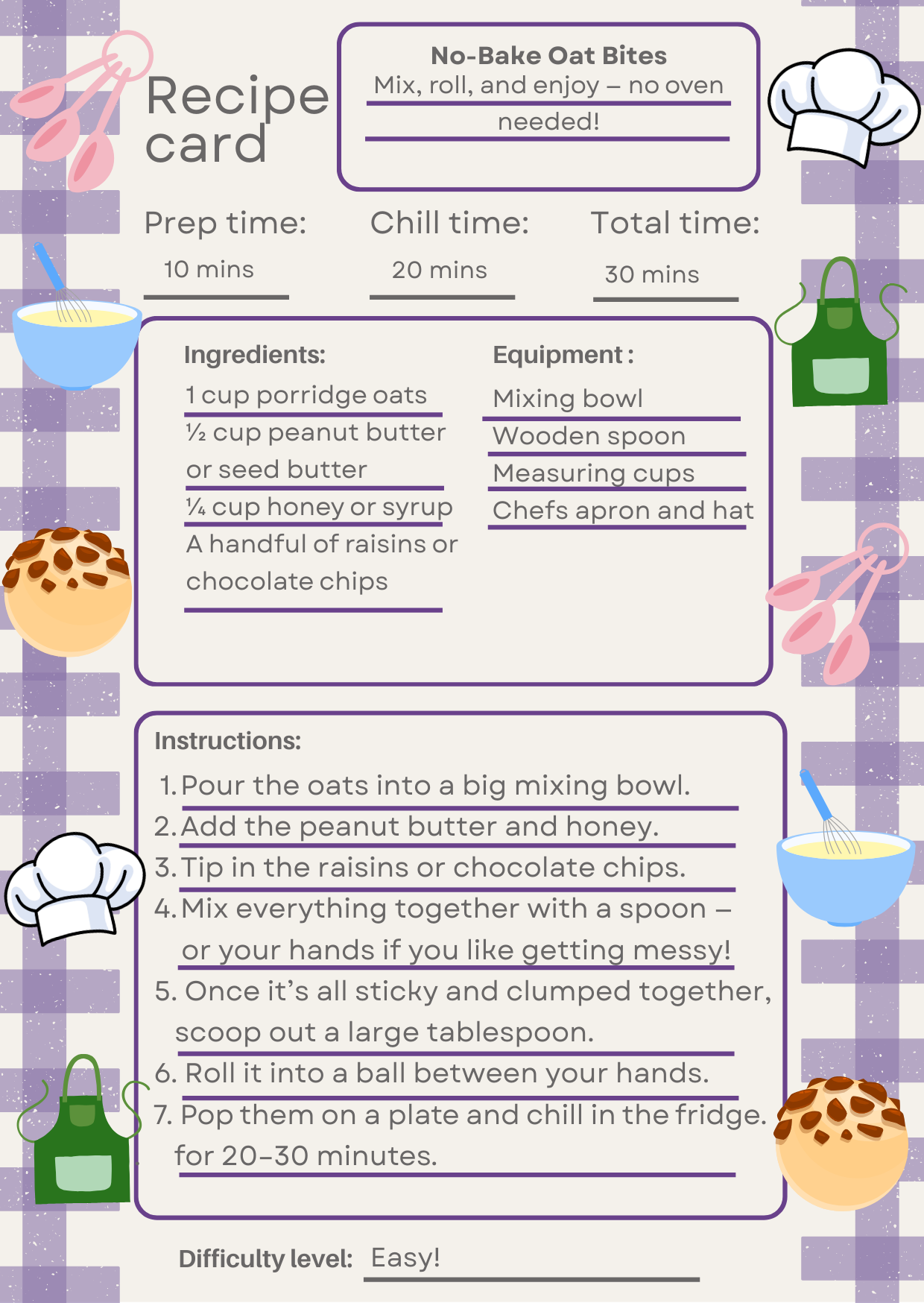 Little Chefs Club Recipe Cards Downloads – Fun Cooking Activities for Kids