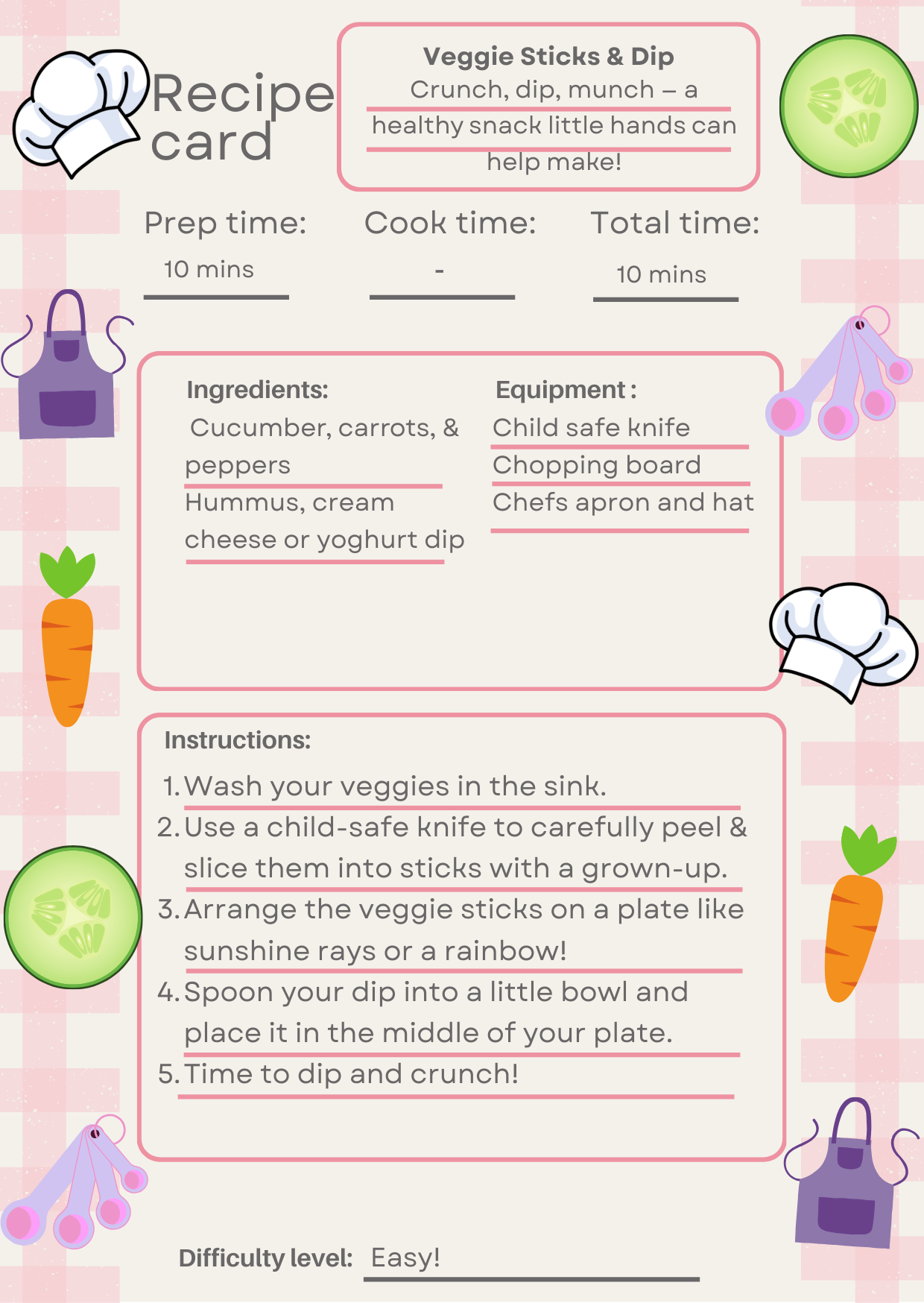 Little Chefs Club Recipe Cards Downloads – Fun Cooking Activities for Kids